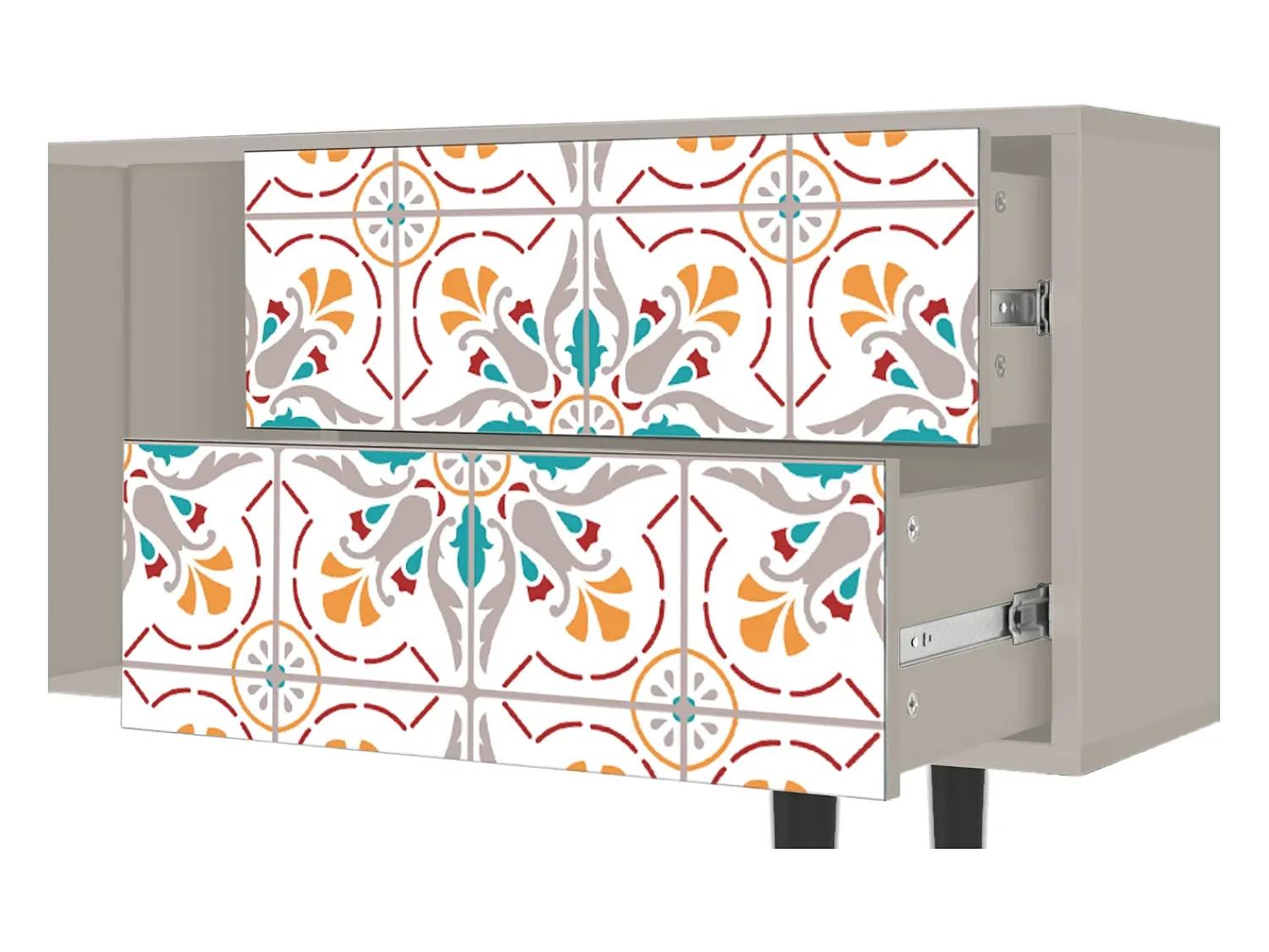 Móvel De Tv* Mueble de TV - 170х69х48 cm - T1 - Spring Ceramics, Areia Bege