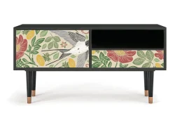 Móvel De Tv| Mueble de TV - 115х59х48 cm - T3 - Spring Swallow, Antracite Cinza antracite