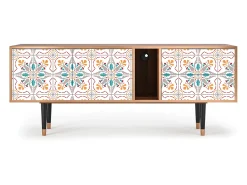 Móvel De Tv* Mueble de TV - 170х69х48 cm - T1 - Spring Ceramics, Nogueira Castanho