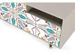 Móvel De Tv| Mueble de TV - 125х56х41 cm - T7 - Spring Ceramics, Areia Bege