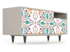 Móvel De Tv| Mueble de TV - 125х56х41 cm - T7 - Spring Ceramics, Areia Bege