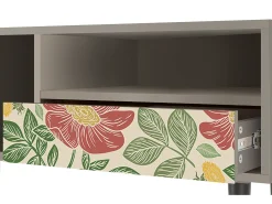 Mueble de TV - 115х59х48 cm - T3 - Spring Swallow, Areia^ Móvel De Tv