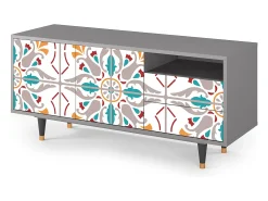 Mueble de TV - 125х56х41 cm - T7 - Spring Ceramics, Cinza^ Móvel De Tv
