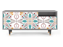 Mueble de TV - 125х56х41 cm - T7 - Spring Ceramics, Cinza^ Móvel De Tv