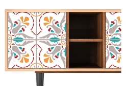Mueble de TV - 150х69х41 cm - T5 - Spring Ceramics, Nogueira^ Móvel De Tv