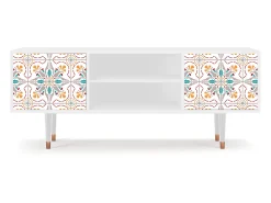 Móvel De Tv* Mueble de TV - 170х69х48 cm - T2 - Spring Ceramics, Branco Bege