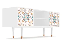 Móvel De Tv* Mueble de TV - 170х69х48 cm - T2 - Spring Ceramics, Branco Bege