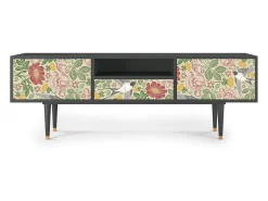 Móvel De Tv| Mueble de TV - 170х59х41 cm - T6 - Spring Swallow, Antracite Cinza antracite