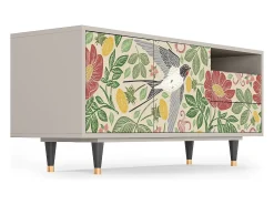Online Mueble de TV - 125х56х41 cm - T7 - Spring Swallow, Areia Bege
