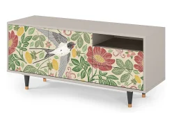Online Mueble de TV - 125х56х41 cm - T7 - Spring Swallow, Areia Bege