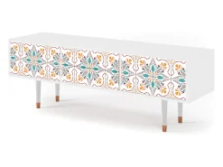 Mueble de TV - 170х59х48 cm - T4 - Spring Ceramics, Branco^ Móvel De Tv