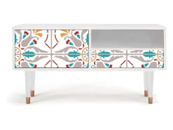 Mueble de TV - 115х59х48 cm - T3 - Spring Ceramics, Branco^ Móvel De Tv