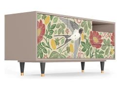 Clearance Mueble de TV - 125х56х41 cm - T7 - Spring Swallow, Latte Bege