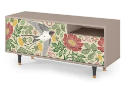 Clearance Mueble de TV - 125х56х41 cm - T7 - Spring Swallow, Latte Bege