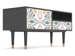 Mueble de TV - 115х59х48 cm - T3 - Spring Ceramics, Antracite^ Móvel De Tv