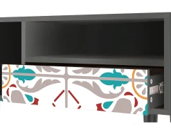 Mueble de TV - 115х59х48 cm - T3 - Spring Ceramics, Antracite^ Móvel De Tv