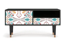 Mueble de TV - 115х59х48 cm - T3 - Spring Ceramics, Antracite^ Móvel De Tv