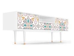 Mueble de TV - 170х59х41 cm - T6 - Spring Ceramics, Branco^ Móvel De Tv