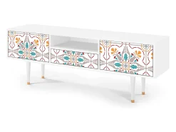 Mueble de TV - 170х59х41 cm - T6 - Spring Ceramics, Branco^ Móvel De Tv