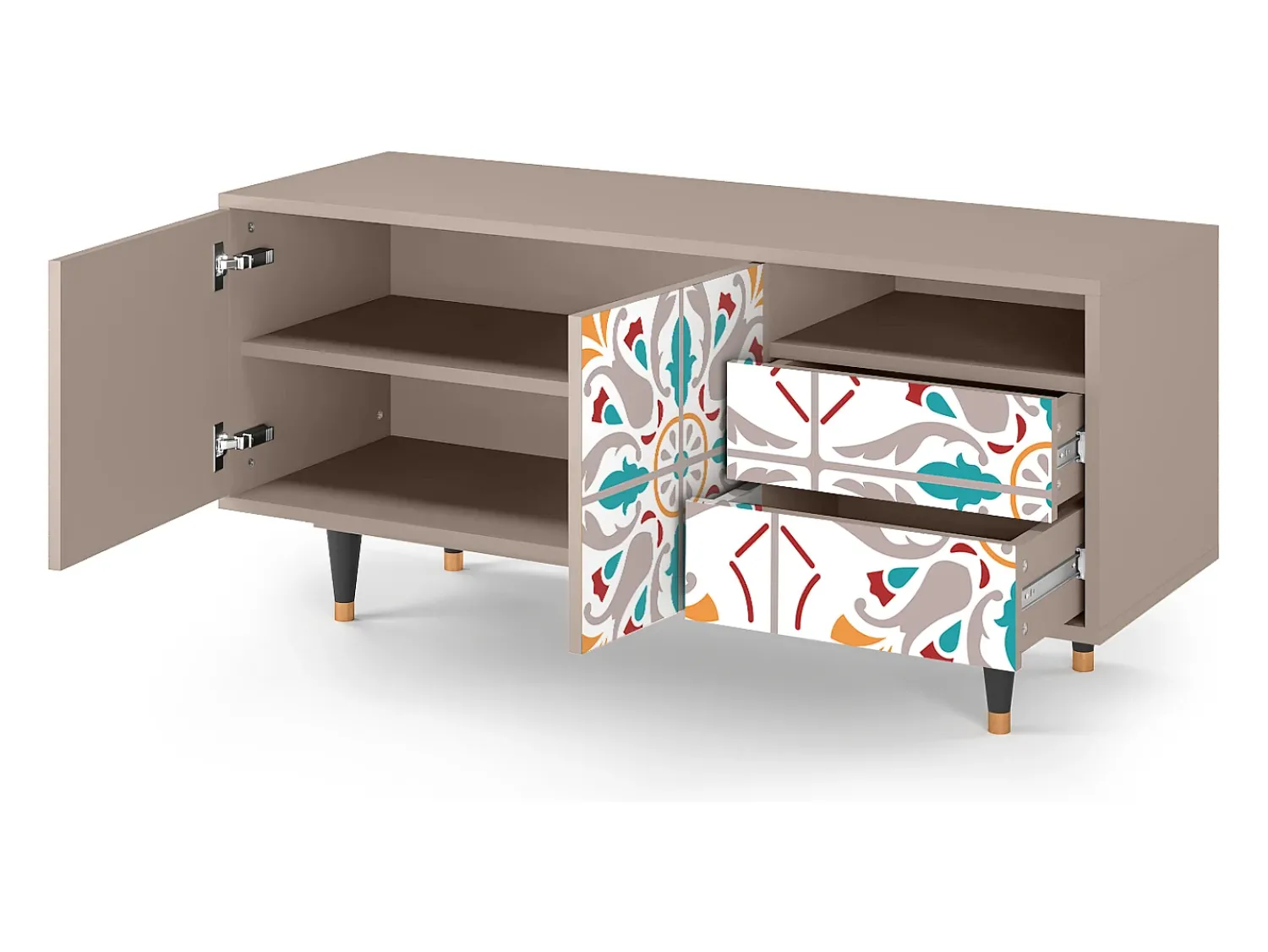 Mueble de TV - 125х56х41 cm - T7 - Spring Ceramics, Latte^ Móvel De Tv