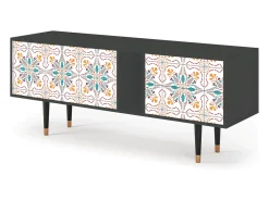 Mueble de TV - 170х69х48 cm - T1 - Spring Ceramics, Antracite^ Móvel De Tv