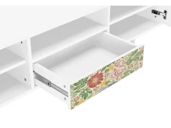 Móvel De Tv| Mueble de TV - 170х59х41 cm - T6 - Spring Swallow, Branco Bege
