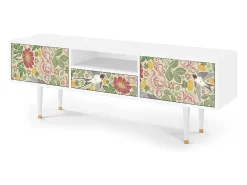 Móvel De Tv| Mueble de TV - 170х59х41 cm - T6 - Spring Swallow, Branco Bege