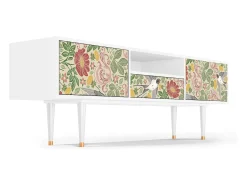 Móvel De Tv| Mueble de TV - 170х59х41 cm - T6 - Spring Swallow, Branco Bege