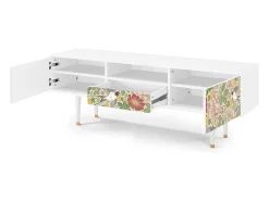 Móvel De Tv| Mueble de TV - 170х59х41 cm - T6 - Spring Swallow, Branco Bege