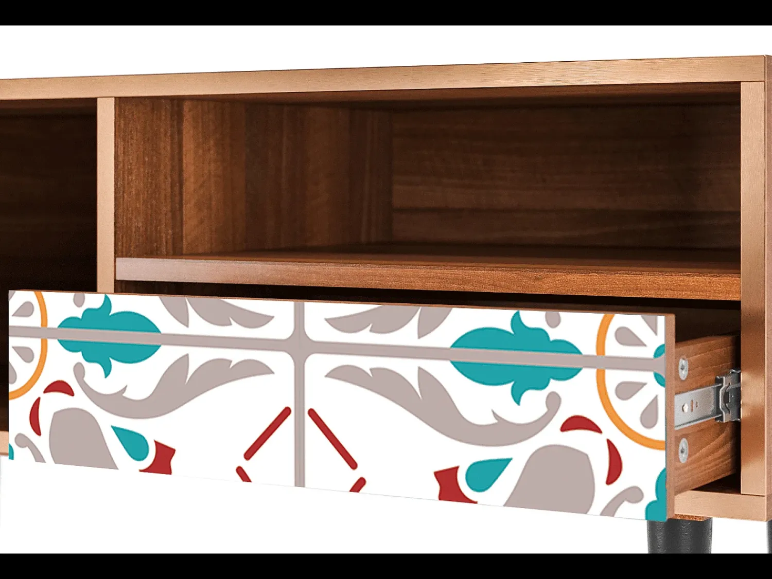 Mueble de TV - 115х59х48 cm - T3 - Spring Ceramics, Nogueira^ Móvel De Tv