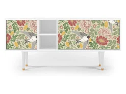Mueble de TV - 150х69х41 cm - T5 - Spring Swallow, Branco^ Móvel De Tv