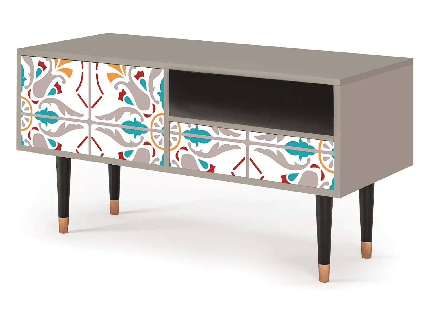 Outlet Mueble de TV - 115х59х48 cm - T3 - Spring Ceramics, Areia Bege