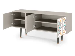 Móvel De Tv| Mueble de TV - 150х69х41 cm - T5 - Spring Ceramics, Areia Bege