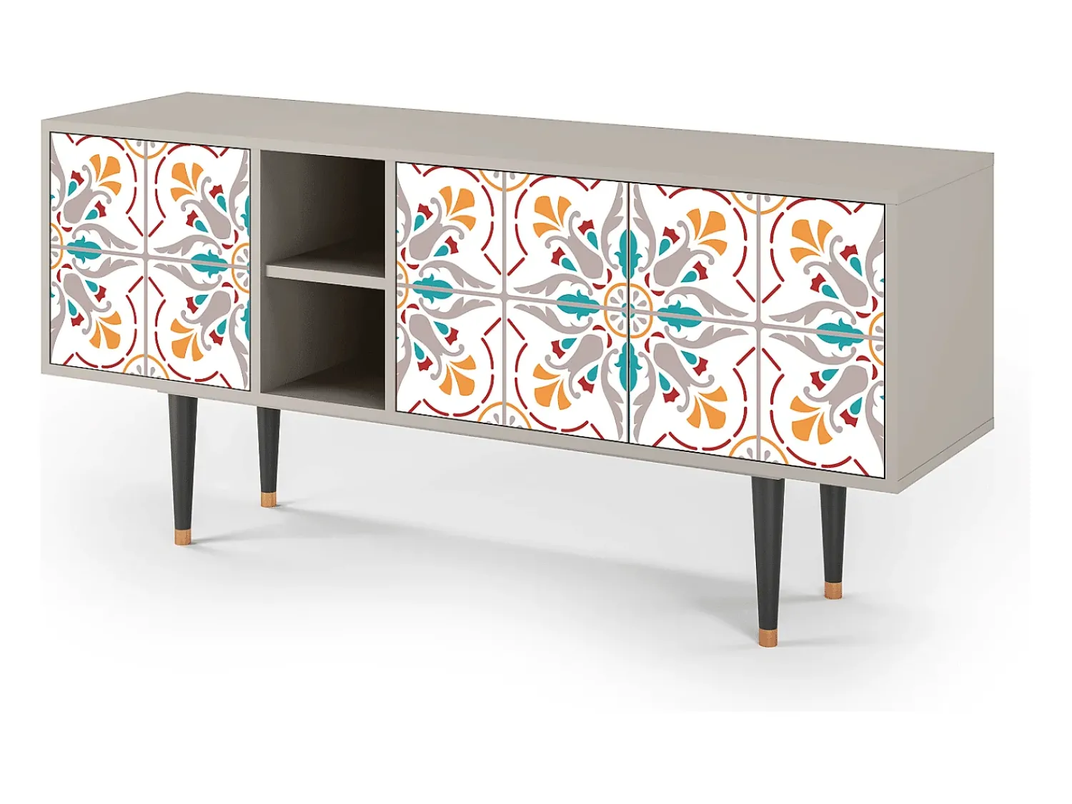 Móvel De Tv| Mueble de TV - 150х69х41 cm - T5 - Spring Ceramics, Areia Bege