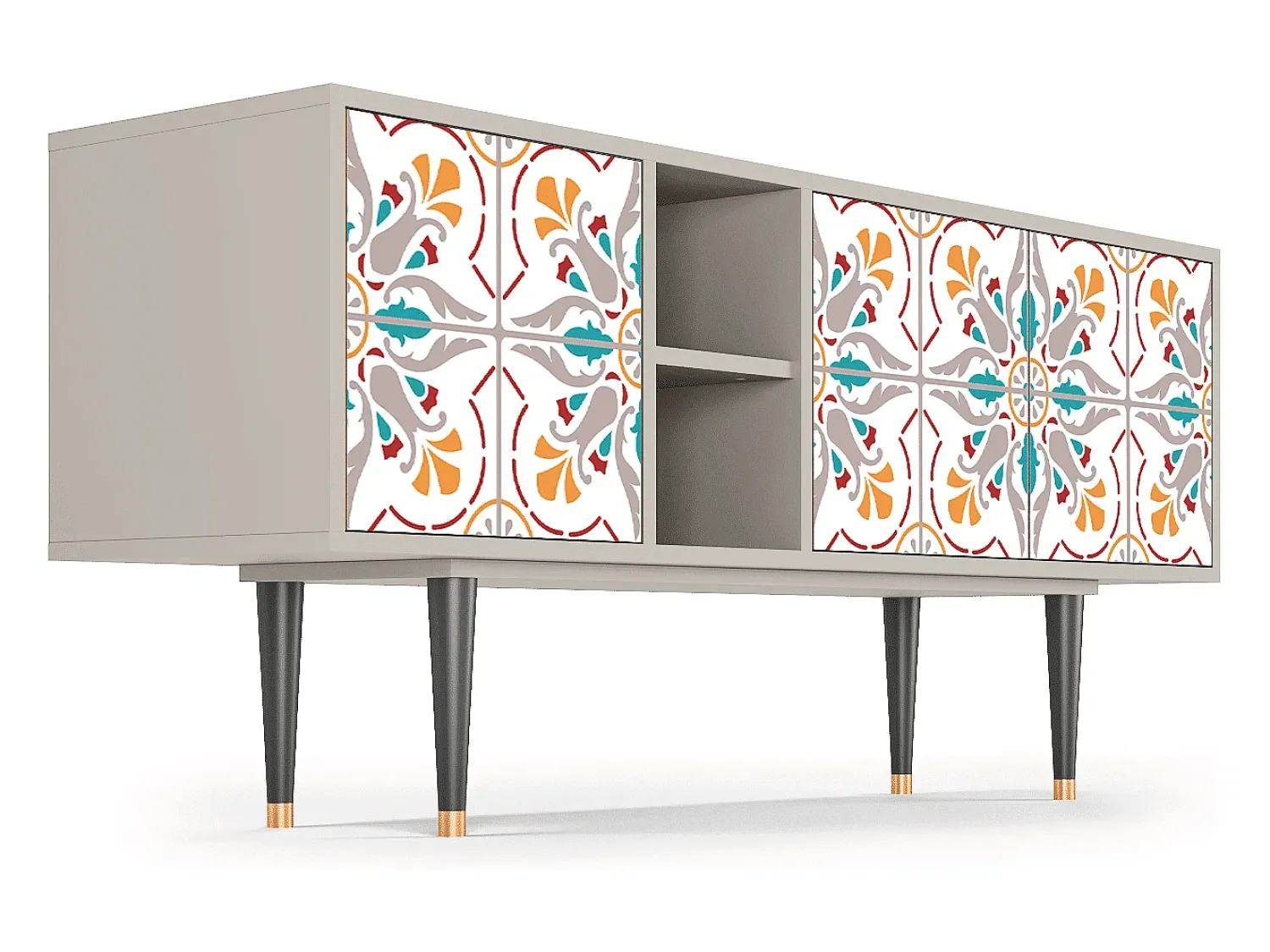 Móvel De Tv| Mueble de TV - 150х69х41 cm - T5 - Spring Ceramics, Areia Bege