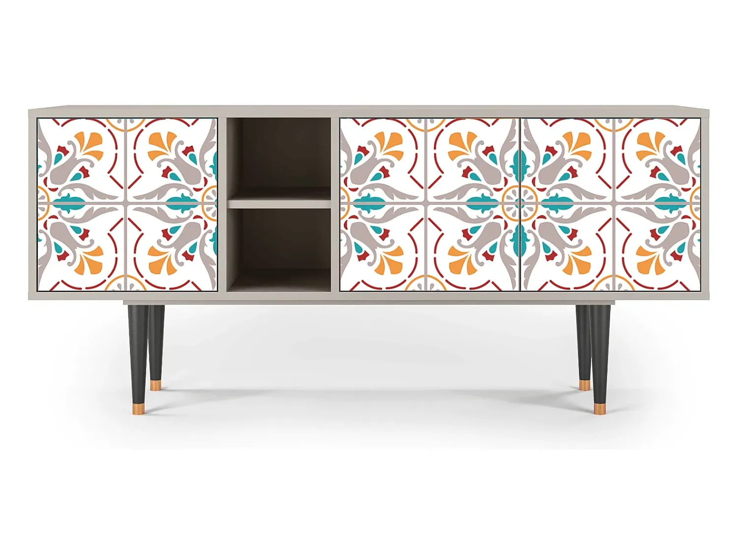 Móvel De Tv| Mueble de TV - 150х69х41 cm - T5 - Spring Ceramics, Areia Bege