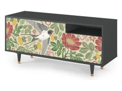 Best Mueble de TV - 125х56х41 cm - T7 - Spring Swallow, Antracite Cinza antracite