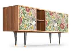 Móvel De Tv* Mueble de TV - 150х69х41 cm - T5 - Spring Swallow, Nogueira Castanho