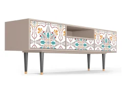 Móvel De Tv| Mueble de TV - 170х59х41 cm - T6 - Spring Ceramics, Latte Bege