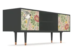 Móvel De Tv* Mueble de TV - 170х69х48 cm - T2 - Spring Swallow, Antracite Cinza antracite