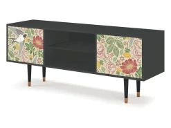 Móvel De Tv* Mueble de TV - 170х69х48 cm - T2 - Spring Swallow, Antracite Cinza antracite