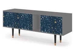 Mueble de TV - 170х69х48 cm - T1 - Starfall, Cinza^ Móvel De Tv