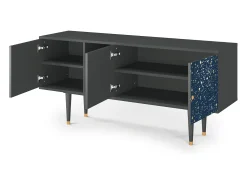 Discount Mueble de TV - 150х69х41 cm - T5 - Starfall, Antracite Cinza antracite