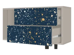 Móvel De Tv| Mueble de TV - 170х69х48 cm - T1 - Starfall, Areia Bege