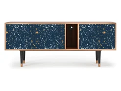Móvel De Tv| Mueble de TV - 170х69х48 cm - T1 - Starfall, Nogueira Castanho