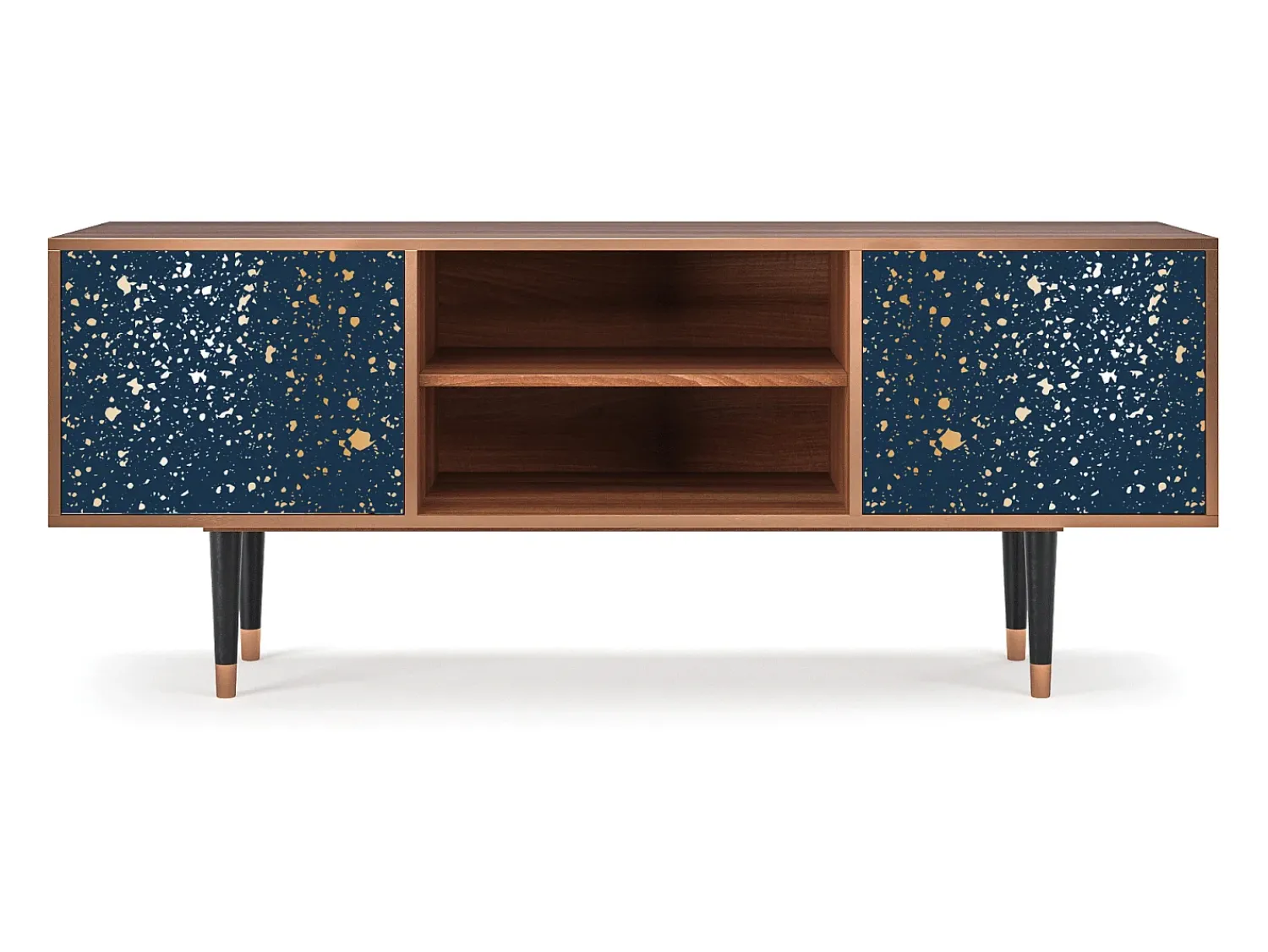 Discount Mueble de TV - 170х69х48 cm - T2 - Starfall, Nogueira Castanho