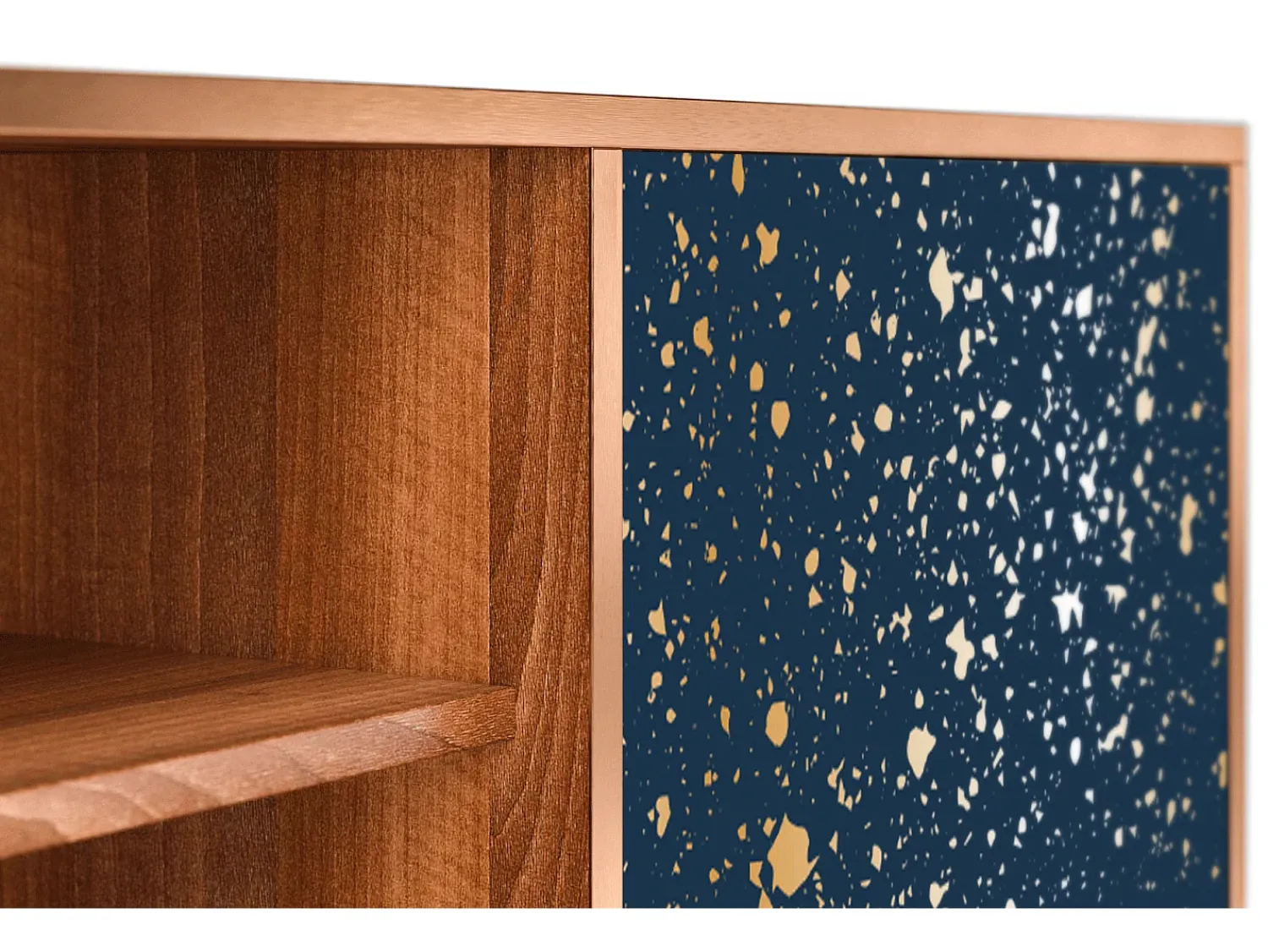 Discount Mueble de TV - 170х69х48 cm - T2 - Starfall, Nogueira Castanho