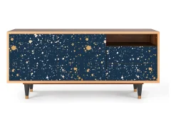 New Mueble de TV - 125х56х41 cm - T7 - Starfall, Nogueira Castanho