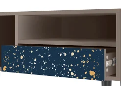 Online Mueble de TV - 115х59х48 cm - T3 - Starfall, Latte Bege