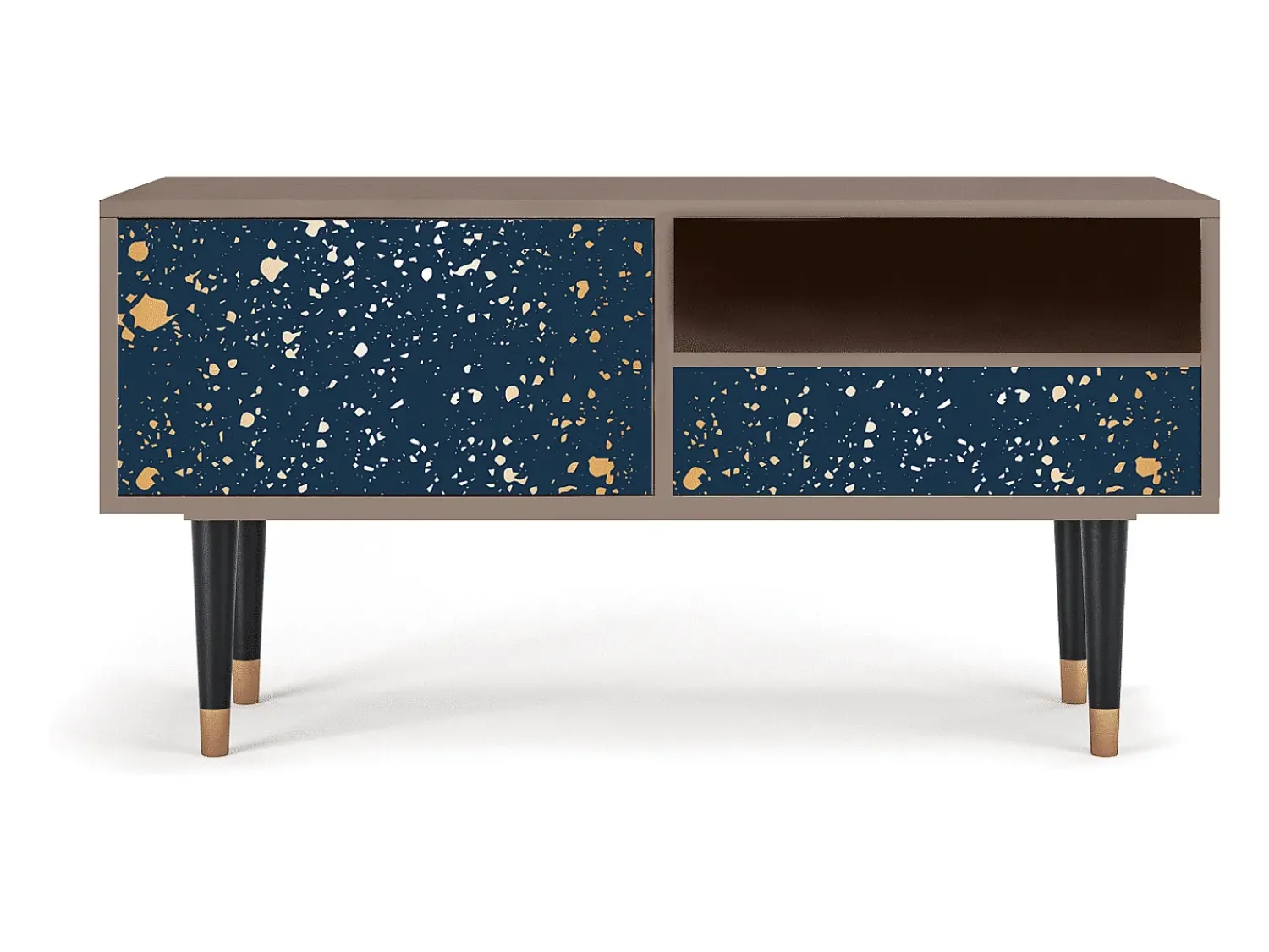 Online Mueble de TV - 115х59х48 cm - T3 - Starfall, Latte Bege